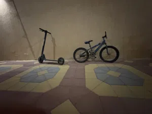 دراجه هوائية +سكوتر أمريكي