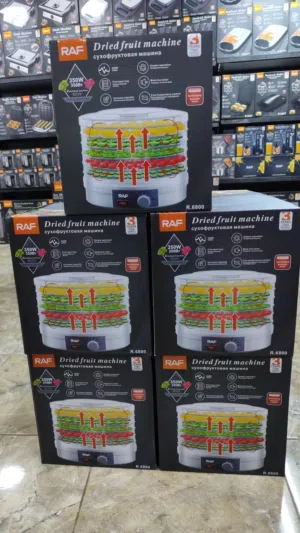 مجففة الفواكة 5طبقات من شركة راف العالمية بقدرة 350 واط فعلي