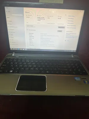 لابتوب HP  الجيل i7 يفيد جماعة الدراسة والألعاب
