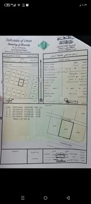 ارض للبيع النهضه جنوب مقابل مخطط لقريحه 6 مباشره موقع ممتاز