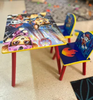Paw Patrol Table and Chairs