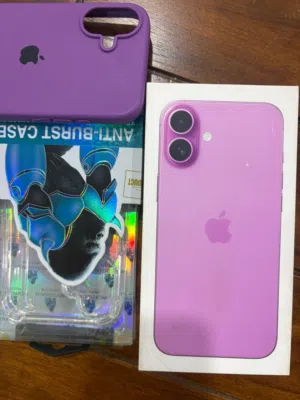 ايفون 16 plus بحاله ممتازه بتري 92%   جيبي 256 السعر: 320 وقابل للتفاوض