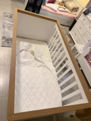Baby cot and mattress