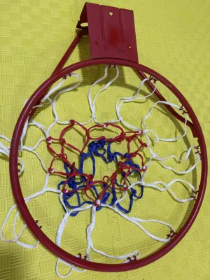 حلقة كرة سلة حديد مع شبكة