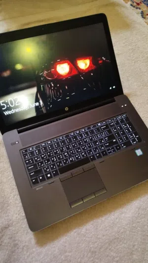 لابتوب Hp zbook 17 g3 للشغل الثقيل والألعاب (قابل للبدل على ايفون )