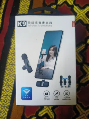 مايك  K9 ميكرفون المقابلات الاسلكي