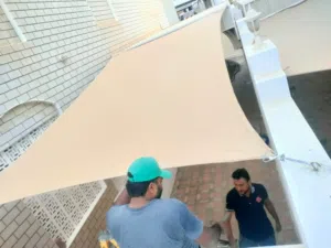 Sail shades with Reasonable prices مظلات شراعية بأسعار معقولة