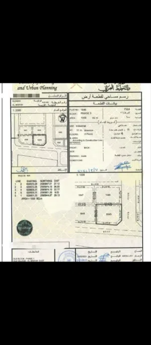 Industrial Land for Sale in Muscat Misfah