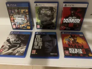 العاب بليستيشن ps4 و ps5 بحاله الوكاله للبيع او البدل