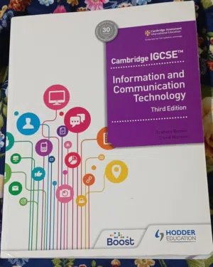 Cambridge IGCSE Information and Communication 3rd edition textbook in excellent condition