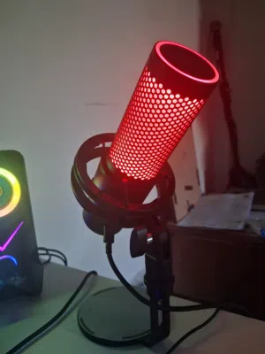 ميكروفون الألعاب HyperX QuadCast - USB Condenser36005 Ryzen كامل للبيع Setup PC Gaming 165Hz ASUS 20