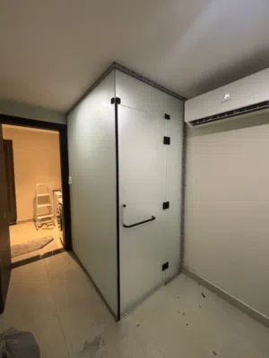 تفصيل تركيب زجاج سيكوريت مرايا والامنيوم