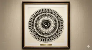 Mandala art wall decor