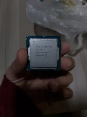 اللهم صل وسلم على محمد معالج Intel Cor i3 6100 مع مروحته الاصلية للبيع او للبدل على مبرد هوائي