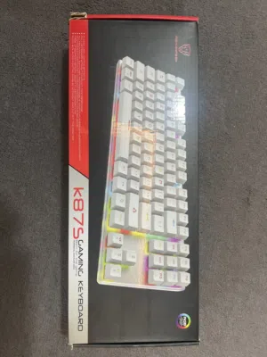 K87S gaming keyboard 75% wired -white