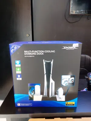 قاعدة شحن وتبريد متعددة الوظائف لجهاز PS5 PS5 multi function cooling charging dock