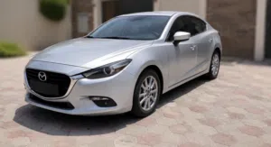 مازدا 2017 صالون / سيدان فضي مع مواصفات خليجية بحالة ممتازة للبيع
