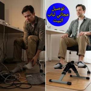 لشوكت يظلون أهلك كاعدين بالقنفة والحركة ميتة برجليهم؟ بايسكل وجهاز تمارين الأطراف القابل للطي بشاشة