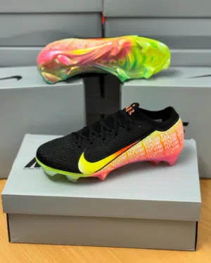 Black Nike football shoes