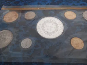 طقم عملات فرنسية  1976