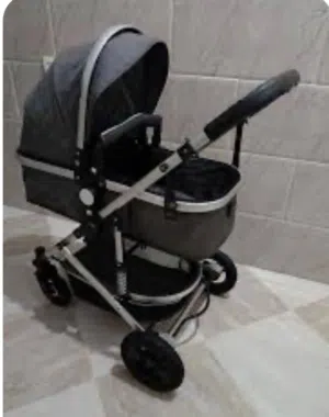عربانة اطفال وسرير