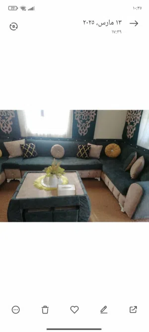 كنب تفصيل بحالة ممتازة