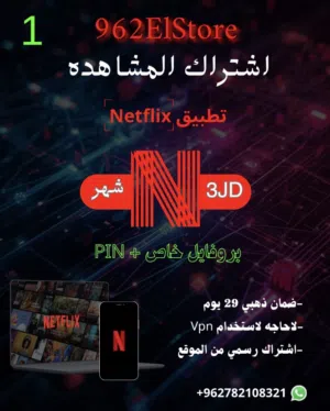 حسابات نتفلكس ضمان