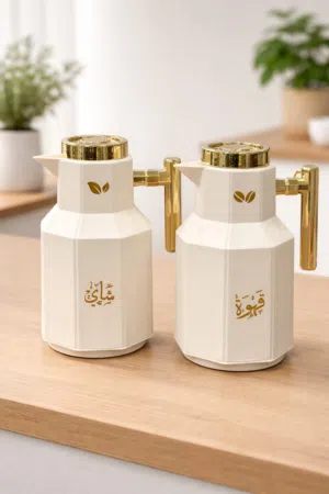 عررض رمضااان  بكج رمضاني مع هدية   طقم ترمسة شاي وقهوة  نوعية ثقيلة ومرتبه  تسخين