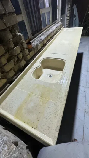 كاونتر سنك حجري(3متر)اخو جديد