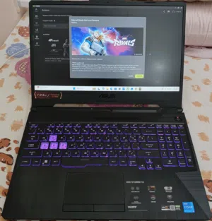 ASUS TUF Gaming F15 — لابتوب جيمنج شبه جديد  صحة البطارية ممتازة (88%)