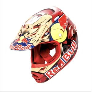 Fox Racing Red Bull Edition Full Face Helmet Carbon Graphic MX - 836595