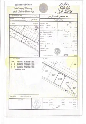 Residential Land for Sale in Al Batinah Barka