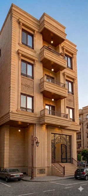 عمارة 276متر للبيع في جاردن هوم التوسعات الشمالية مدينة 6 اكتوبر