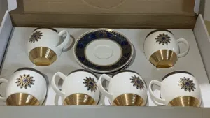 طقم اكواب فاخر جديد