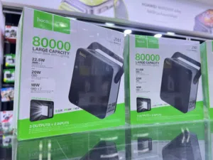 PowerBank J161 HOCO 80,000 mAh  باوربانك عملاق من شركة هوكو بقوة 80 الف مل امبير مع 4 مخارج شحن