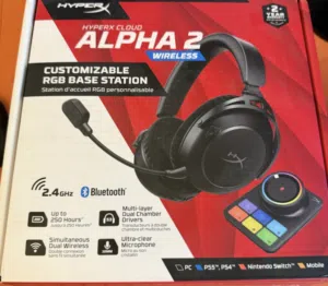 هايبر اكس كلاود الفا 2 لاسلكي وسلكي اكثر من 250 ساعة