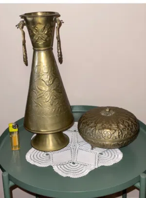 نحاس قديم 8 قطع جميلة. انظر الصور والتفاصيل في الوصف.