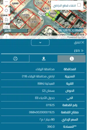Residential Land for Sale in Zarqa Madinet El Sharq