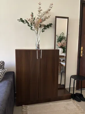 خزانة احذية مع مراي