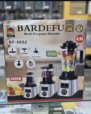 خلاط بارديفو 8 in 1 المتعدد الوظائف 8 في 1 - قوة 9500 واط وسعة 4 لتر Blender mixer 8 in 1