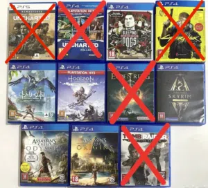 العاب اشرطة سوني بلايستيشن 4 5 استخدام نظيف كلها تشتغل على سوني فور وفايف PS4 PS5 Sony Games CD