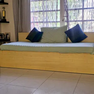 ikea double pull out bed