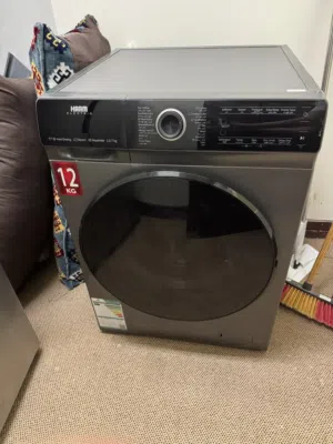 غسالة هام أمامية 12 ك فضي Inverter تنشيف 7 ك HMFL12D7S-22