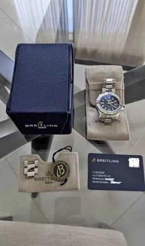 breitling Avenege 43 typhoon edition under warranty