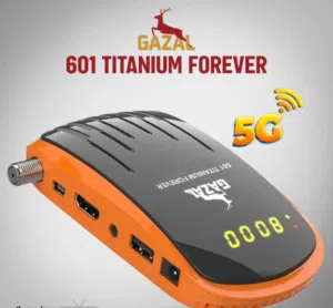 رسيفر غزال 601 تيتانيوم.