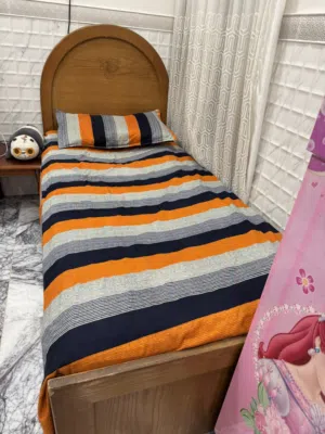 سريرين 2 صاج خشب كويتي
