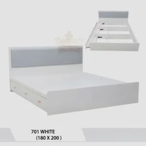 DOUBLE COT WITH MATTESS WITH FITTING/سریر مل نفراین مع دوشج مع ترکیب مجانی