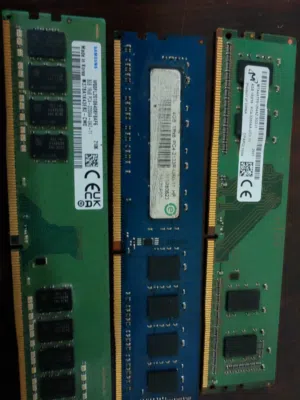 رامات DDR4 أصلية للبيع (Samsung & Micron) - نظافة تامة