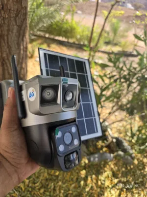 كاميرا خارجية بالطاقة الشمسية و الشريحة
