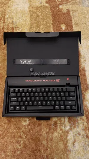 FGG Madlions Mad60 HE sports Magnetic Switch Mechanical Keyboard RGB Wired Hot Swap 8k polling rate